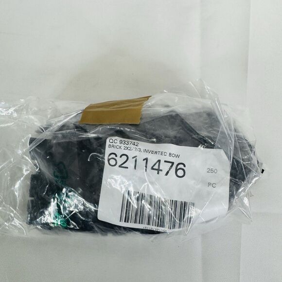 LEGO 2x2x2/3 Inverted Bow 6211476 Black Brick 32803 Approximately 250 Pieces - Picture 1 of 6